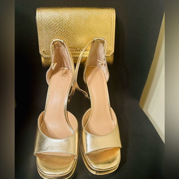 🔥🔥🔥 INC Platform Heels with Matching Michael Kors Bag 💼 - Picture 4 of 6